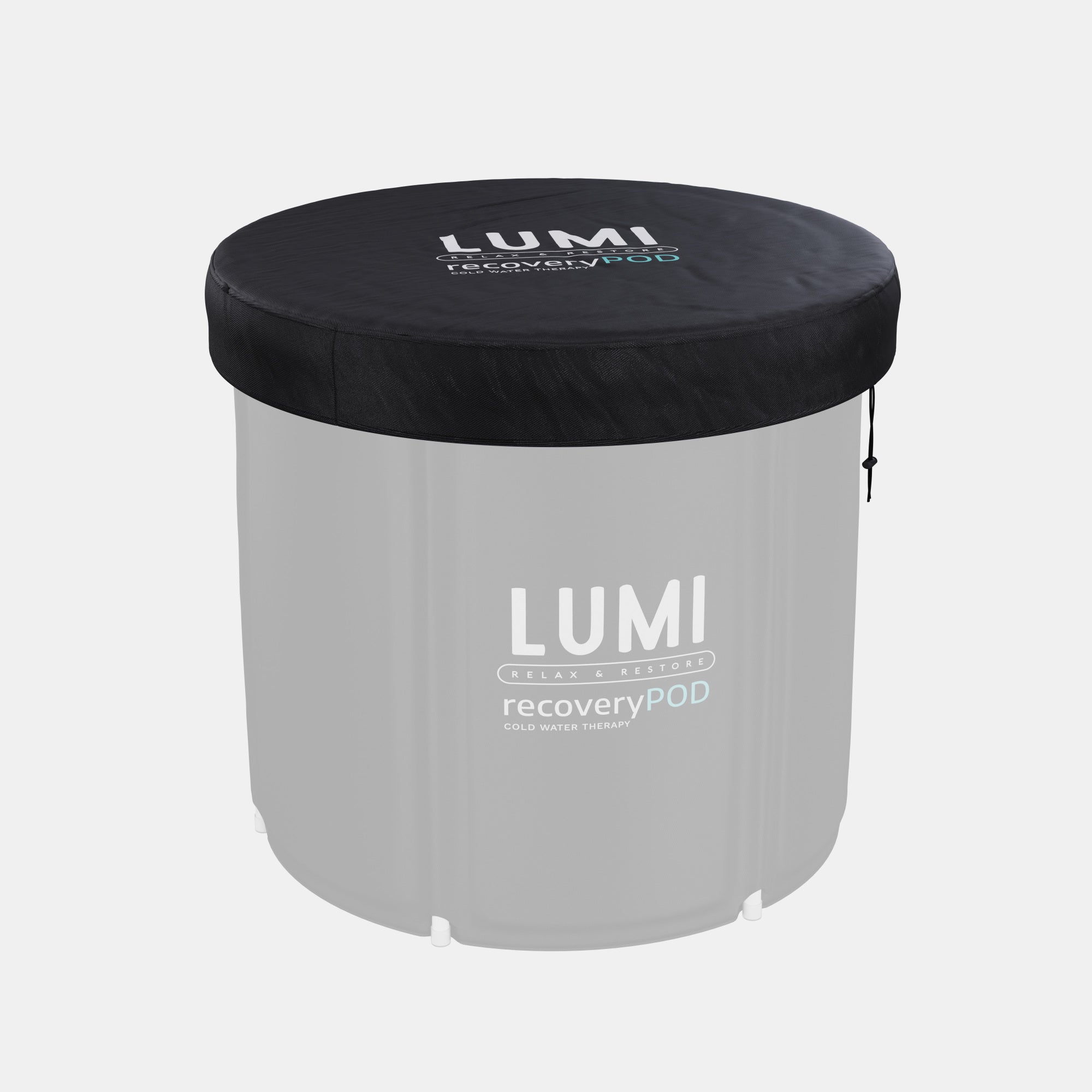Lumi All weather cover on Recovery Pod